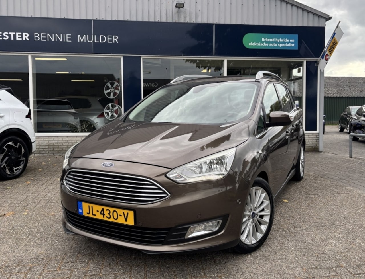 Ford Grand C-Max - 1.0 Titanium NWE D_RIEM / CAMERA / TREKHAAK - AutoWereld.nl