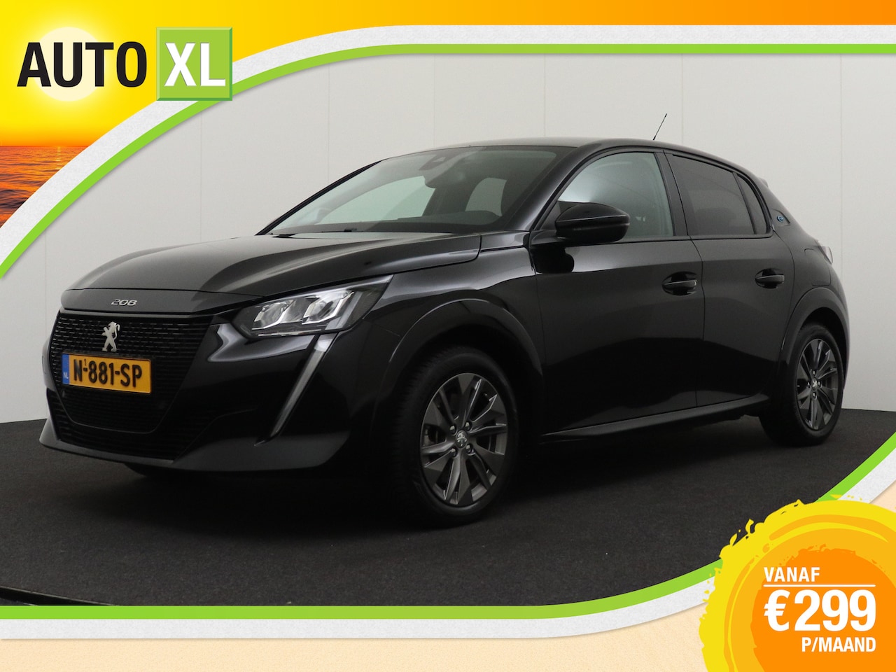 Peugeot e-208 - EV Allure 50 kWh Half-Leder Climate Carplay Park.sens DAB - AutoWereld.nl