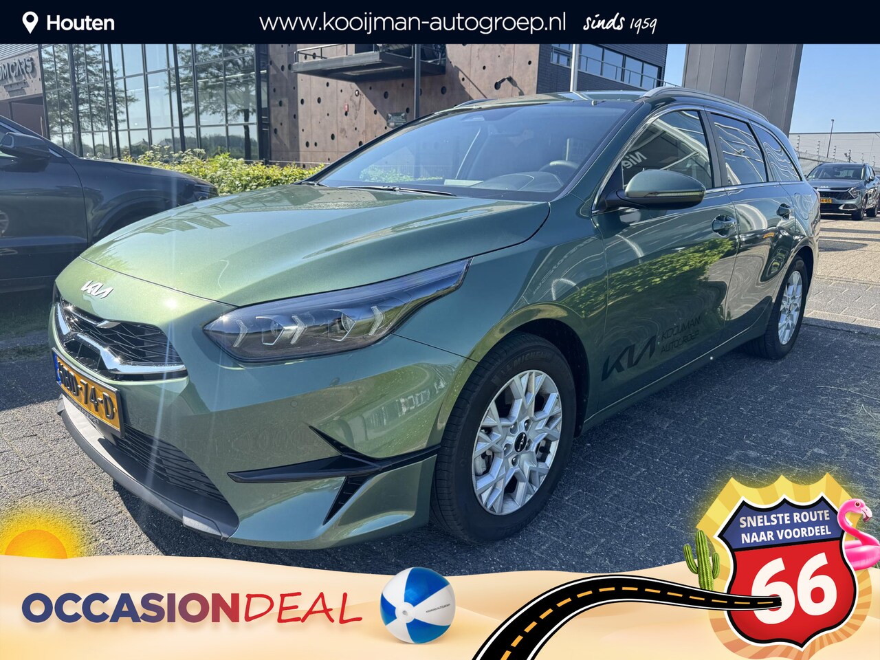 Kia Cee'd Sportswagon - Ceed 1.5 T-GDi DynamicPlusLine | Unieke Kleur | Dodehoeksensor | Digitale Tellers | Camera - AutoWereld.nl