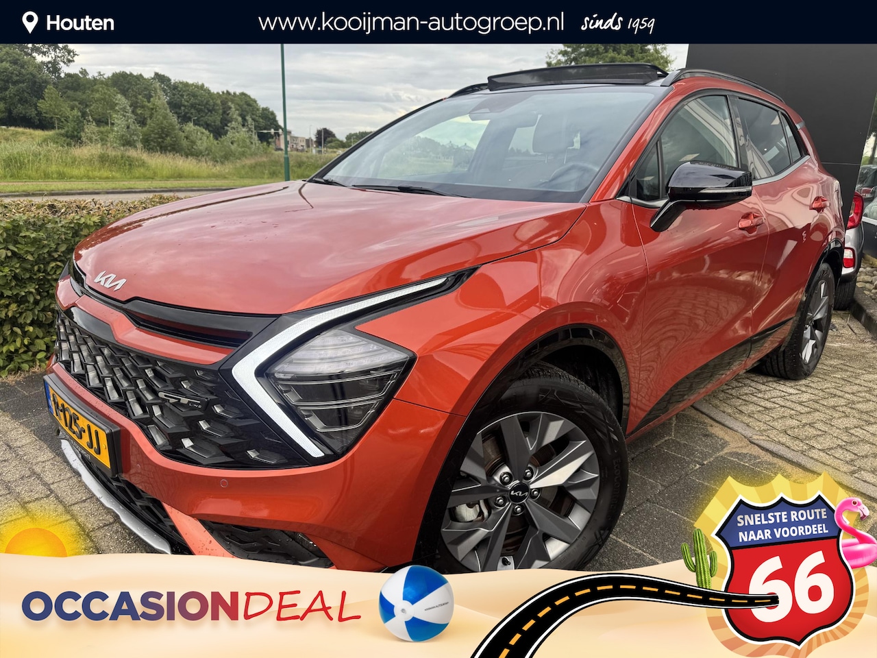 Kia Sportage - 1.6 T-GDi Hybrid GT-Line | Eerste Eigenaar | Dealeronderhouden | Unieke Kleur | Panoramada - AutoWereld.nl
