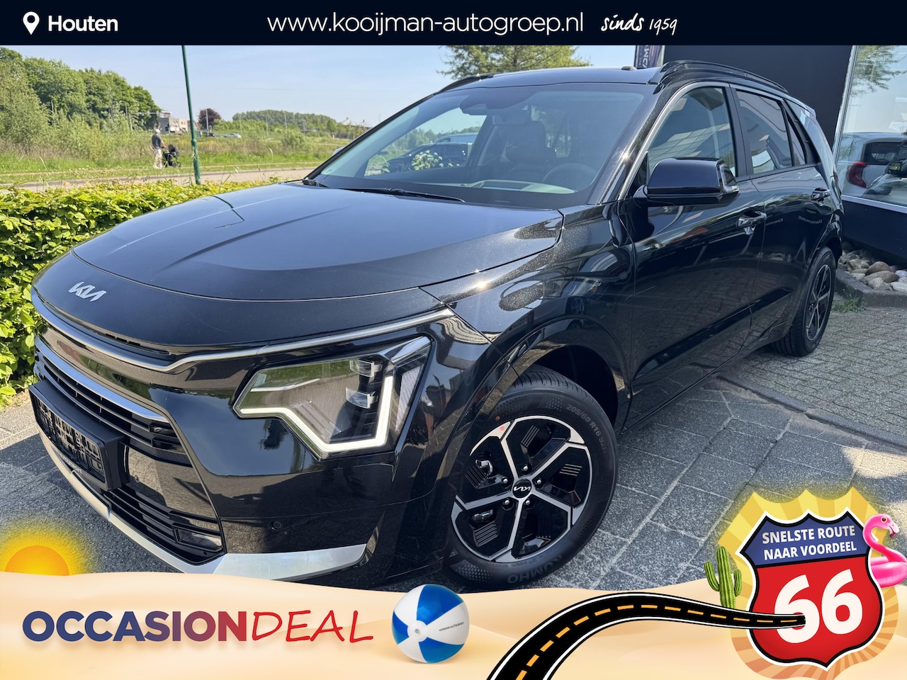 Kia Niro - 1.6 GDi Hybrid DynamicPlusLine €2700 Voordeel! ACTIEPRIJS! Nieuw uit voorraad leverbaar. M - AutoWereld.nl