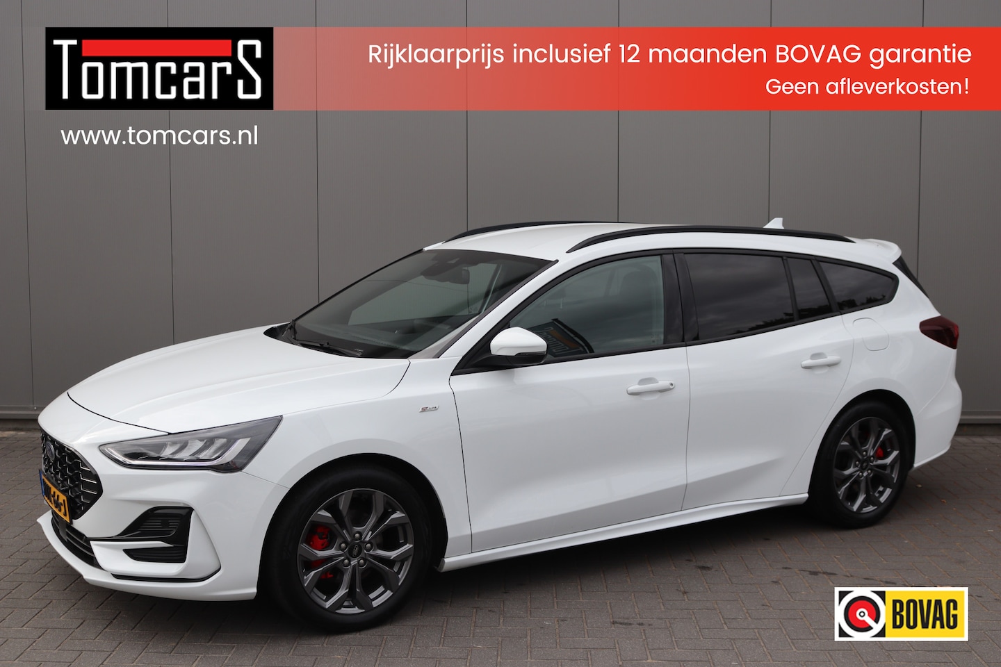Ford Focus Wagon - 125PK EcoB. Hybrid ST Line Gr.-Navi/Adapt.-cruise/Camera/Winter-pack - AutoWereld.nl