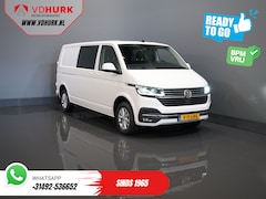 Volkswagen Transporter - 2.0 TDI 150 pk Aut. L2 DC Dubbel Cabine BPM VRIJ Ready2Go 2xSchuifdeur/ Adapt Cruise/ LED/