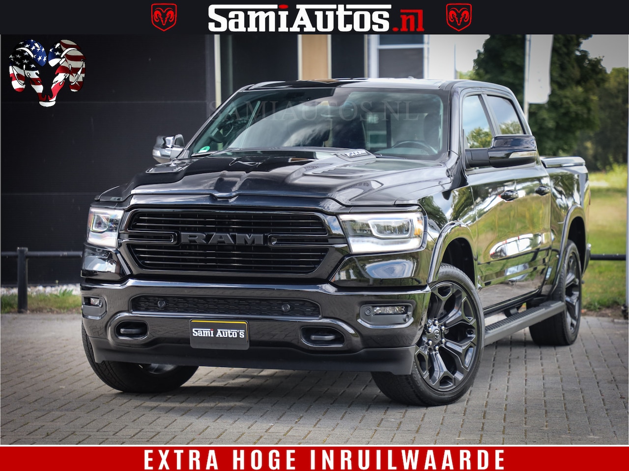 Dodge Ram 1500 - LIMITED WHEELS 22 | 5.7 V8 4X4 | SPORT | UITLAAT KLEP | CAMERA | CRUISE | STOEL VERWARMING - AutoWereld.nl