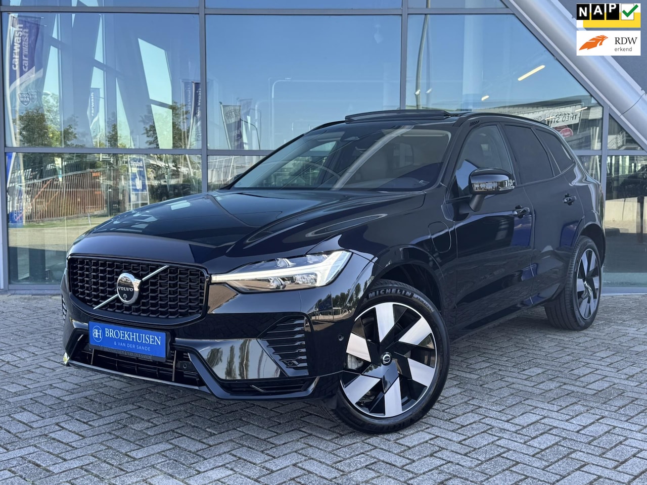 Volvo XC60 - 2.0 T6 Plug-in hybrid AWD Plus Dark LONGE RANGE 398pk Panoramadak / 360 Camera / Harmon Ka - AutoWereld.nl