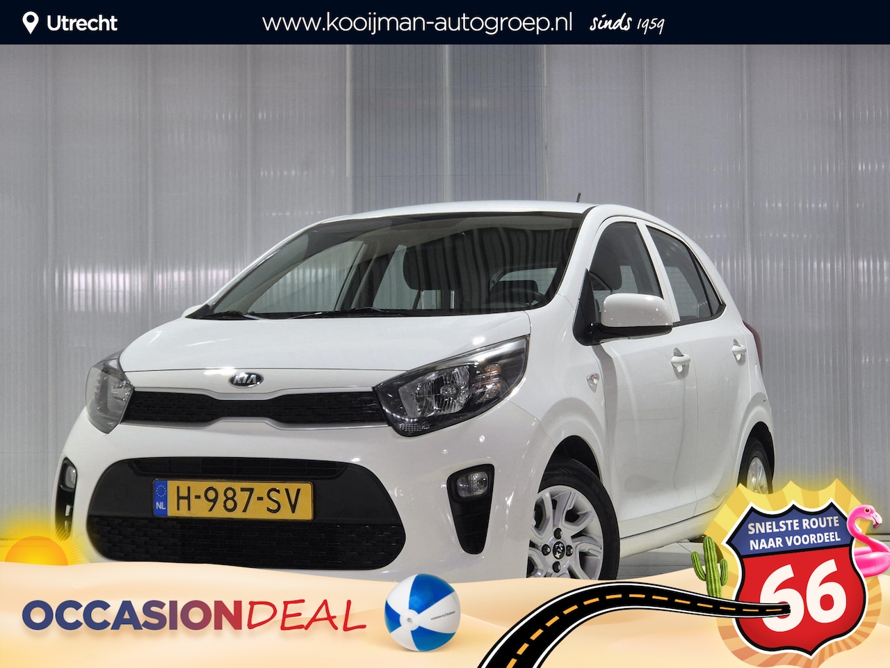Kia Picanto - 1.0 CVVT ComfortLine 14 inch velgen, Bluetooth, Airco. - AutoWereld.nl
