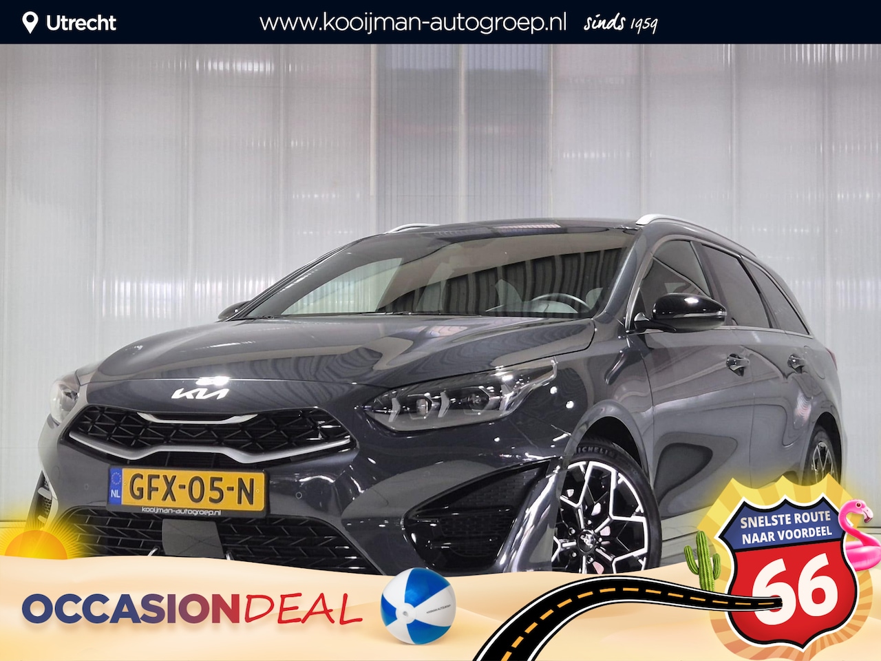 Kia Cee'd Sportswagon - Ceed 1.5 T-GDi GT-Line ,Apple Carplay/Android Auto, schuif / kantel dak, camera. - AutoWereld.nl