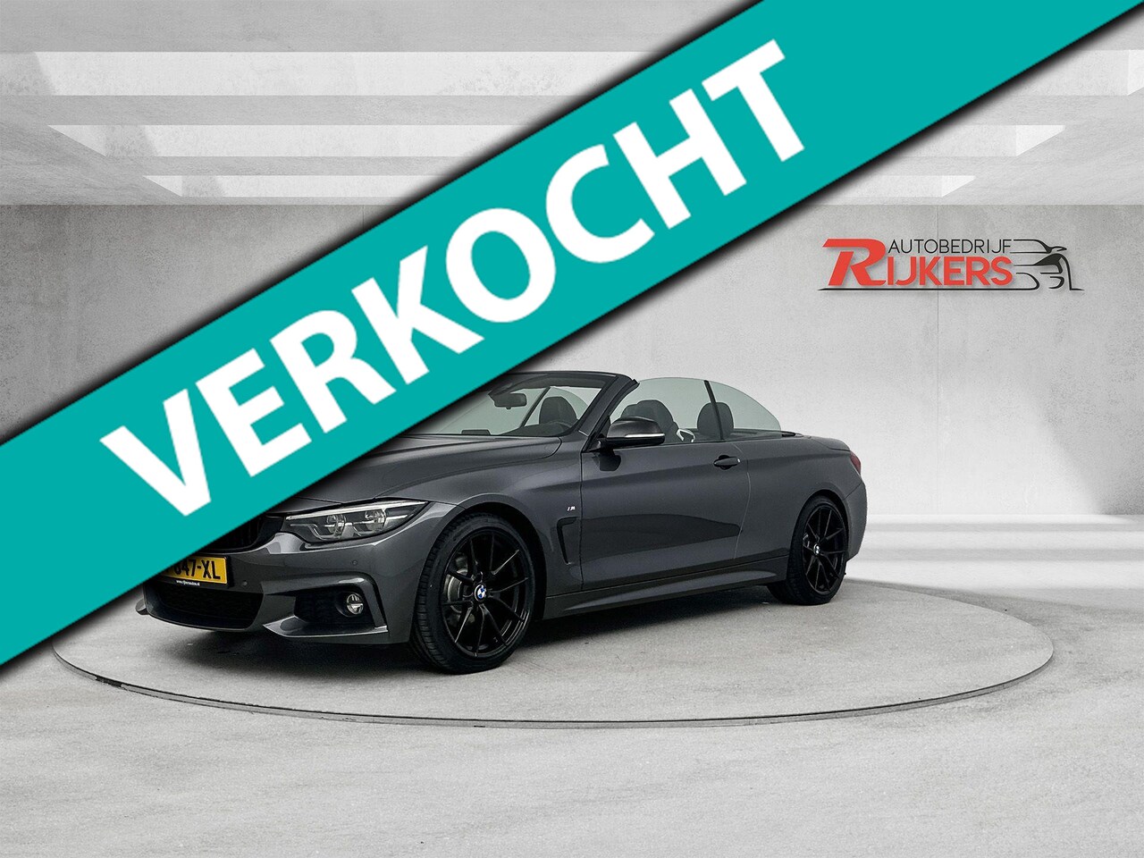 BMW 4-serie Cabrio - 420i High Executive M pakket Autom,Camera A,Cruise Contr,HUD,Climate Contr,Stoelverwarming - AutoWereld.nl