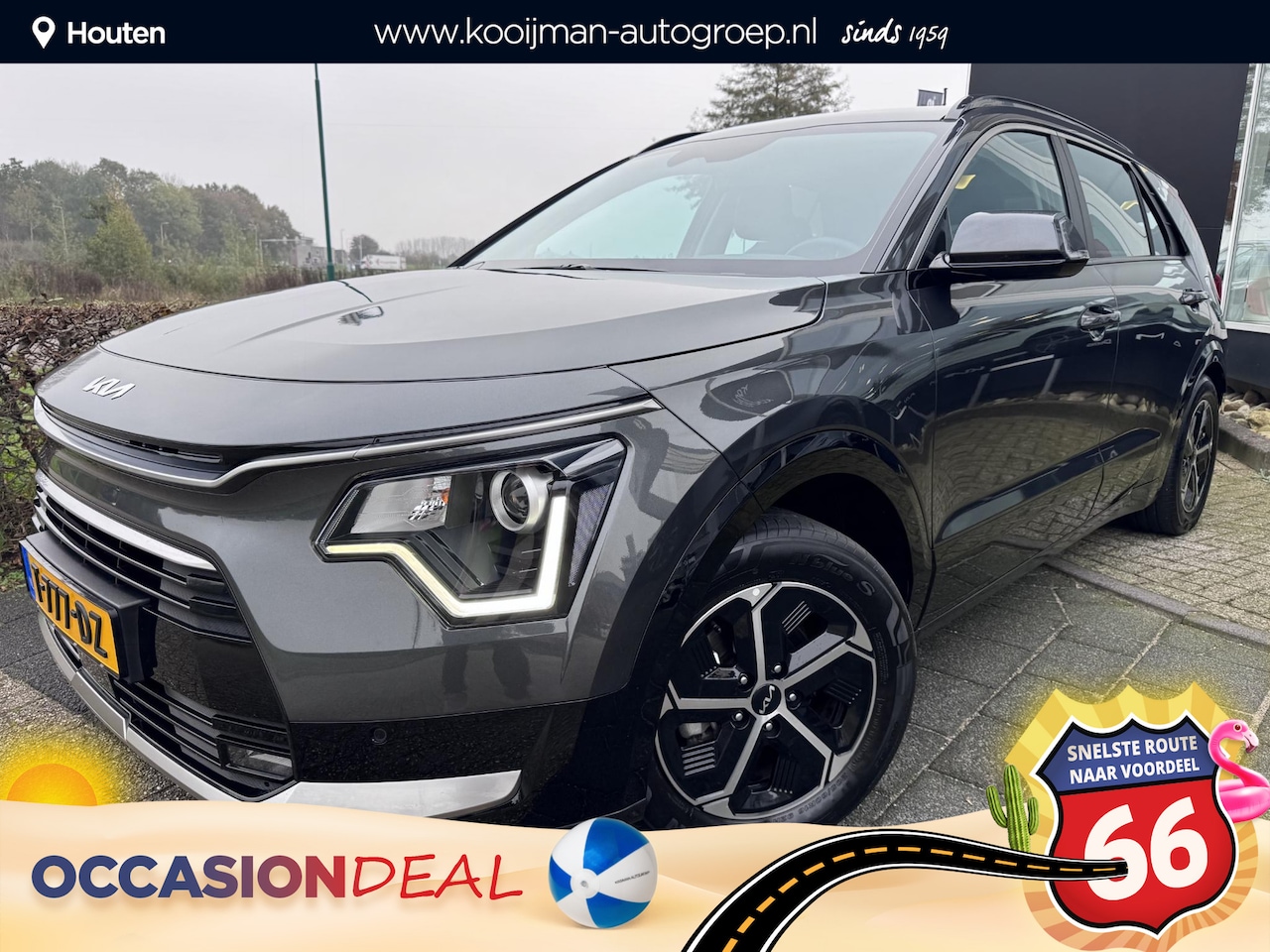 Kia Niro - 1.6 GDi Hybrid DynamicLine | Trekhaak | Keyless Start/Entry | Navigatie | Sensoren Camera - AutoWereld.nl