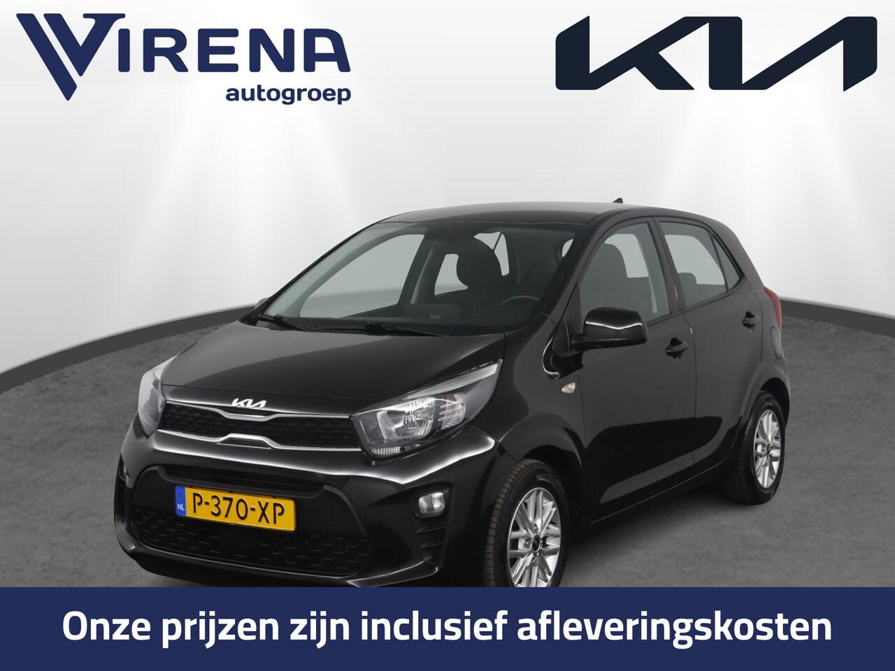 Kia Picanto - 1.0 DPi DynamicLine - Navigatie - Cruise control - Airco - bestuurderstoel in hoogte verst - AutoWereld.nl