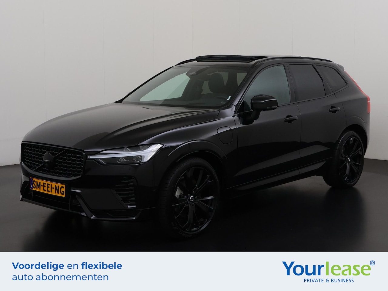 Volvo XC60 - T6 Recharge AWD Plus Black Edition Luchtvering | All-in ,- Private Lease | Zondag Open! - AutoWereld.nl