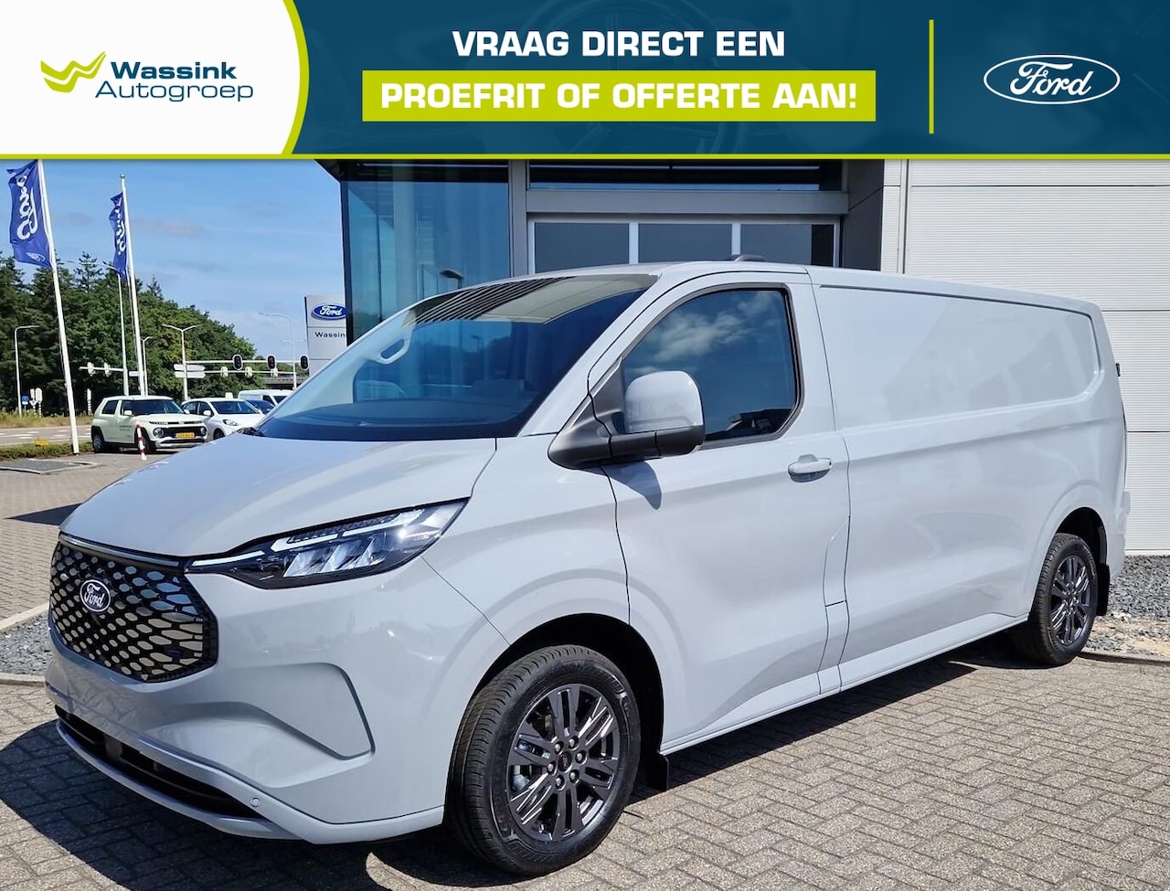 Ford Transit Custom - Elektrisch 218pk L2H1 320 Limited | Trekhaak inklapbaar | Navigatie | 17 inch | Adaptive c - AutoWereld.nl