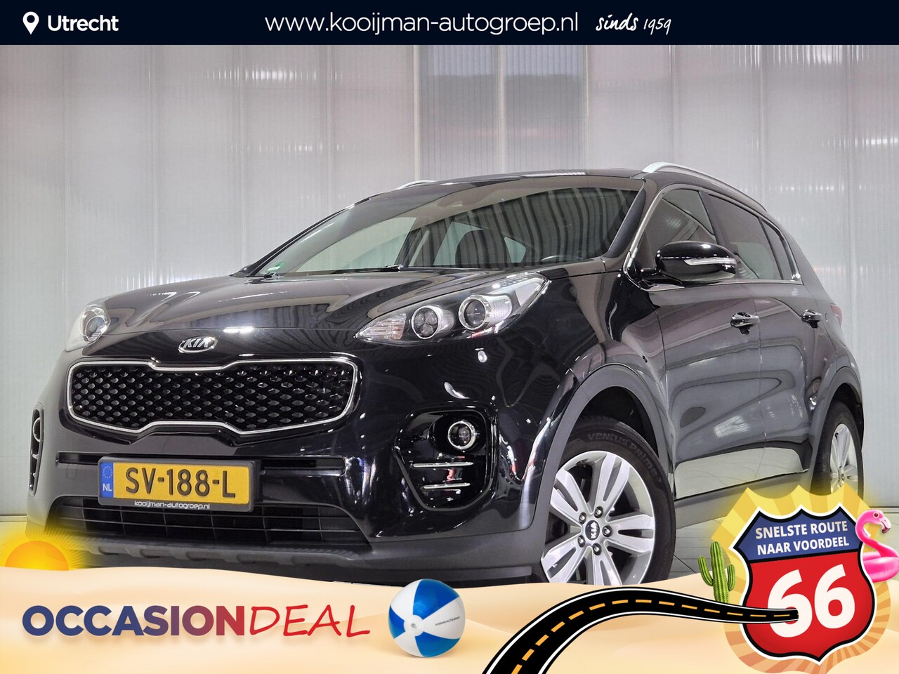 Kia Sportage - 1.6 GDI Style Edition 1.6 GDI Style Edition , lederen bekleding, voorstoelen verwarmd, Apple Carplay/Android Aut - AutoWereld.nl