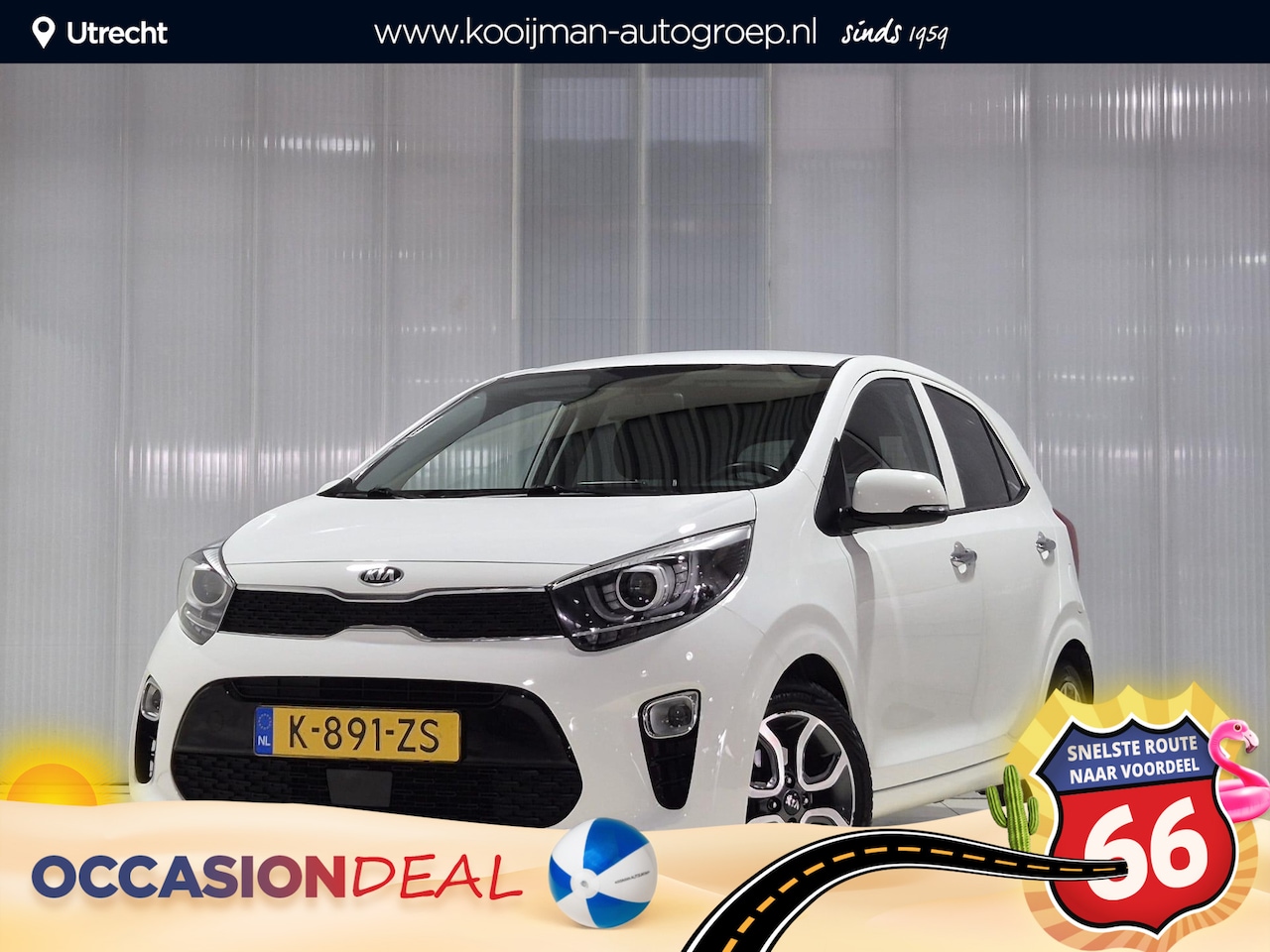 Kia Picanto - 1.0 DPi DynamicPlusLine AUTOMAAT, Apple Carplay/Android Auto, Climate control, navigatie - AutoWereld.nl