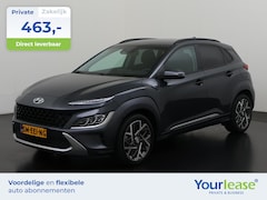 Hyundai Kona - 1.6 GDI HEV Fashion | All-in 463, - Private Lease | Zondag Open