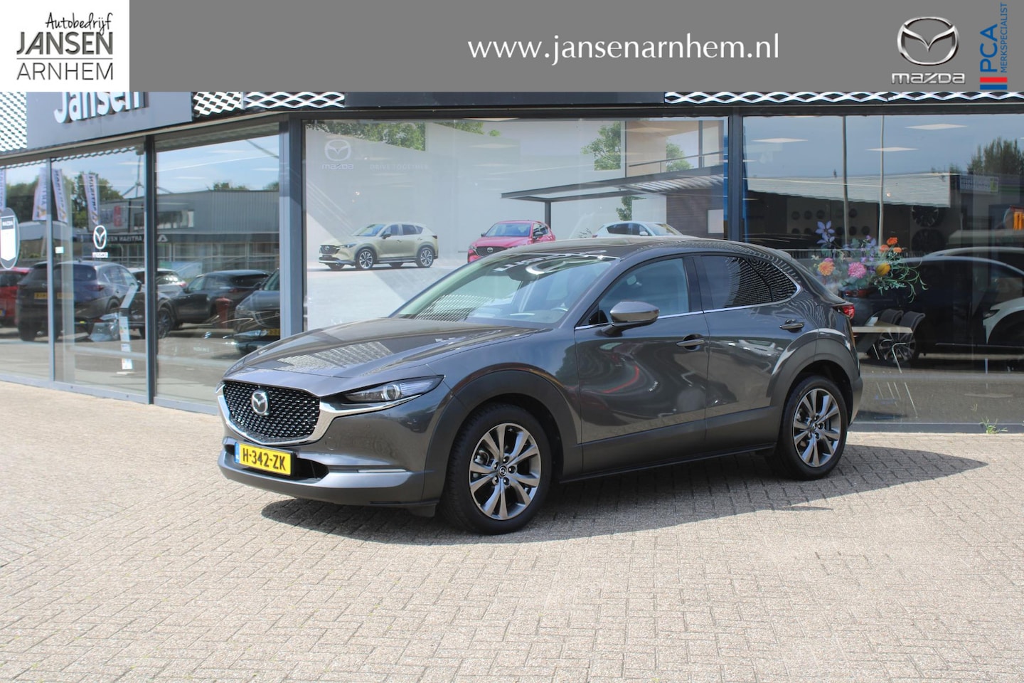 Mazda CX-30 - 2.0 e-SkyActiv-X M Hybrid Luxury , Automaat, Navi, Adap-Cruise, 360 Camera, HUD, Schuifdak - AutoWereld.nl