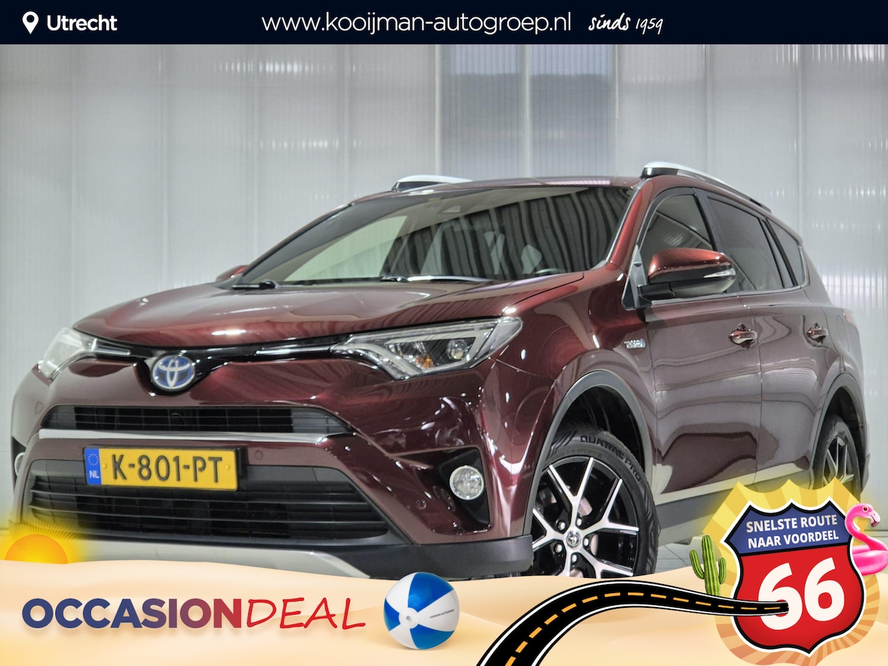 Toyota RAV4 - 2.5 Hybrid Style | Dealer onderhouden | Apple carplay | Bearlock | Trekhaak | - AutoWereld.nl