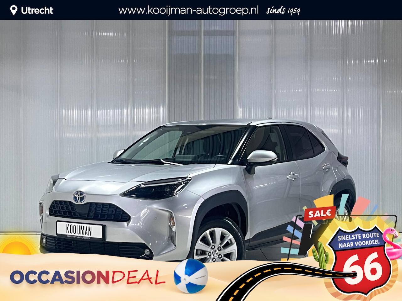 Toyota Yaris Cross - 1.5 Hybrid Dynamic edition | Parkeersensoren voor + achter | Smart key | Privacy glass | A - AutoWereld.nl