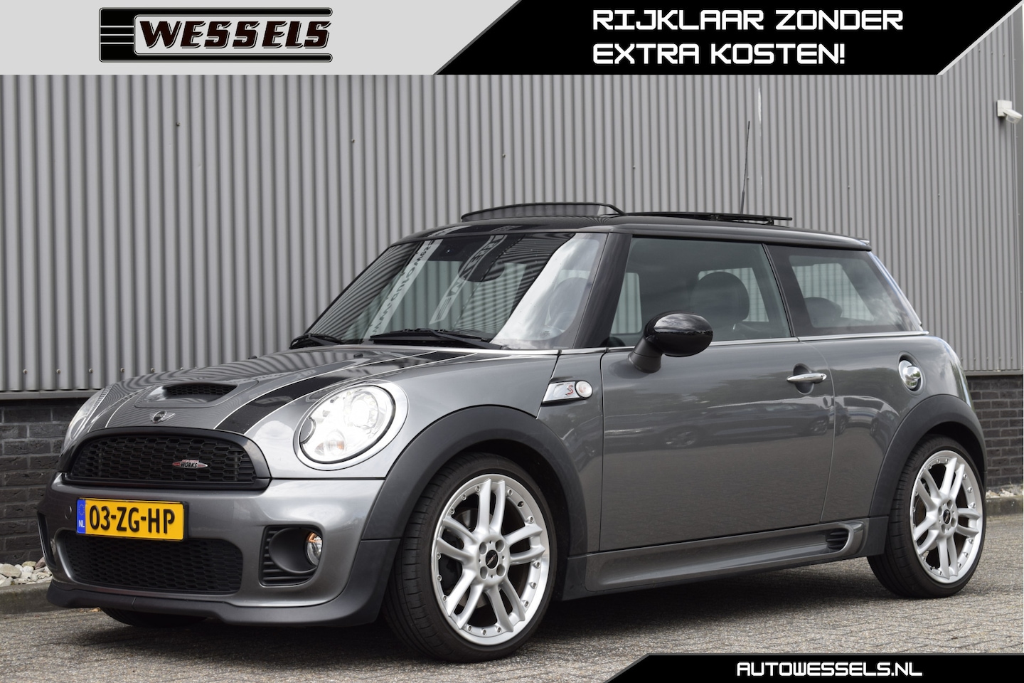 MINI Cooper S - Mini 1.6 Chili J.C.W Panorama, Stoelverwarming, PDC, Climatronic, Leder, Automaat, NAP - AutoWereld.nl