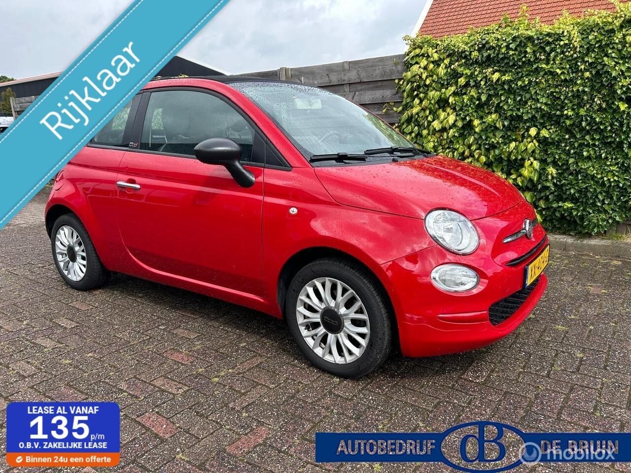 Fiat 500 - 0.9 TwinAir Turbo Lounge Cabriolet - AutoWereld.nl