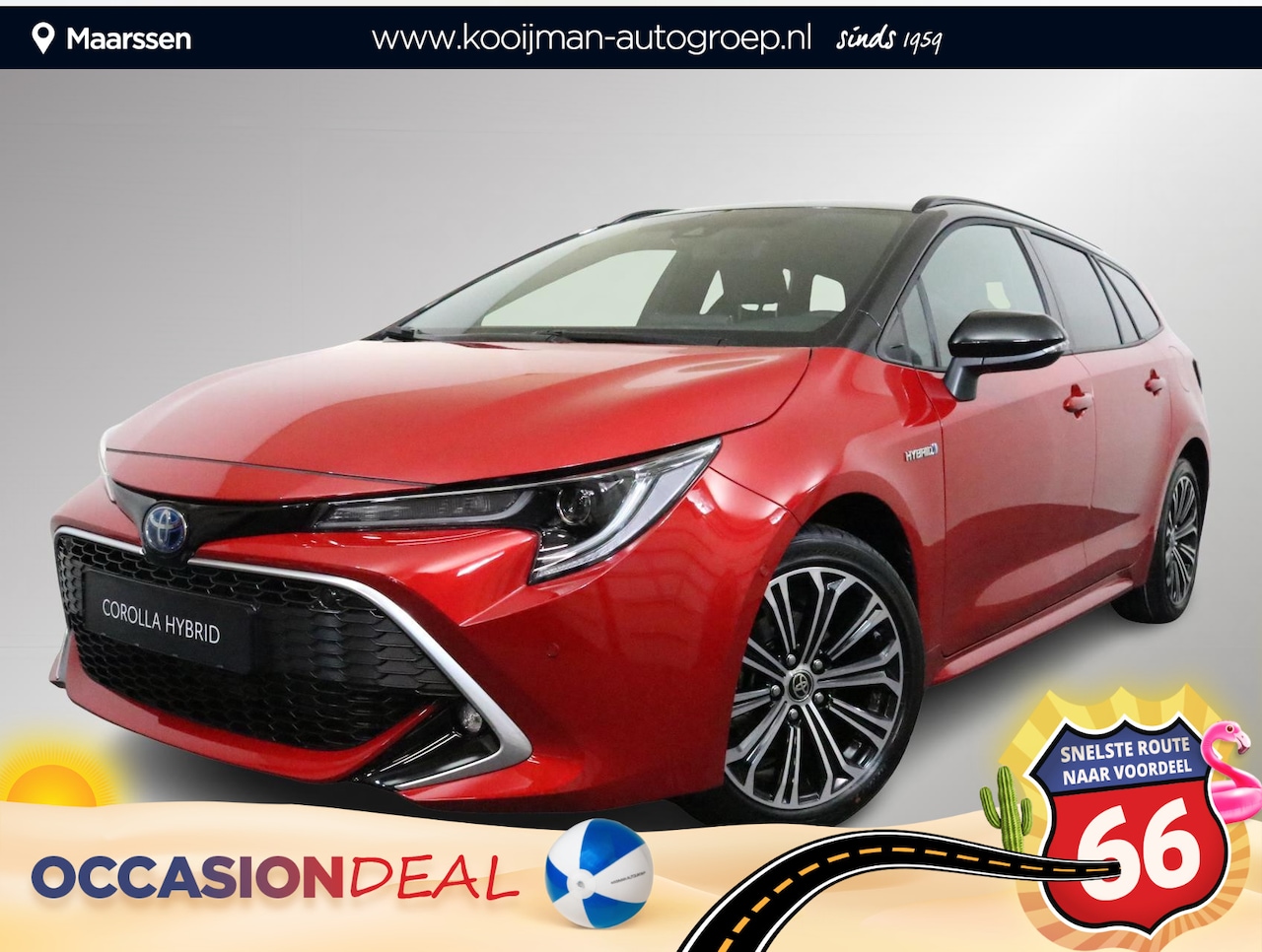 Toyota Corolla Touring Sports - 1.8 Hybrid Executive 1.8 Hybrid Executive, Bi-Tone, Head Up Display, Blind Spot, Sportstoelen, Apple Carplay & - AutoWereld.nl