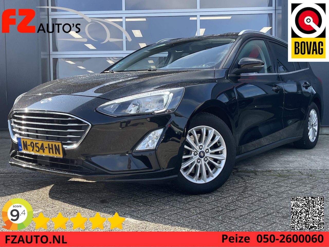 Ford Focus Wagon - 1.0 EcoBoost Titanium X Business - Navigatie - Elektrische achterklep - Climate Control - AutoWereld.nl