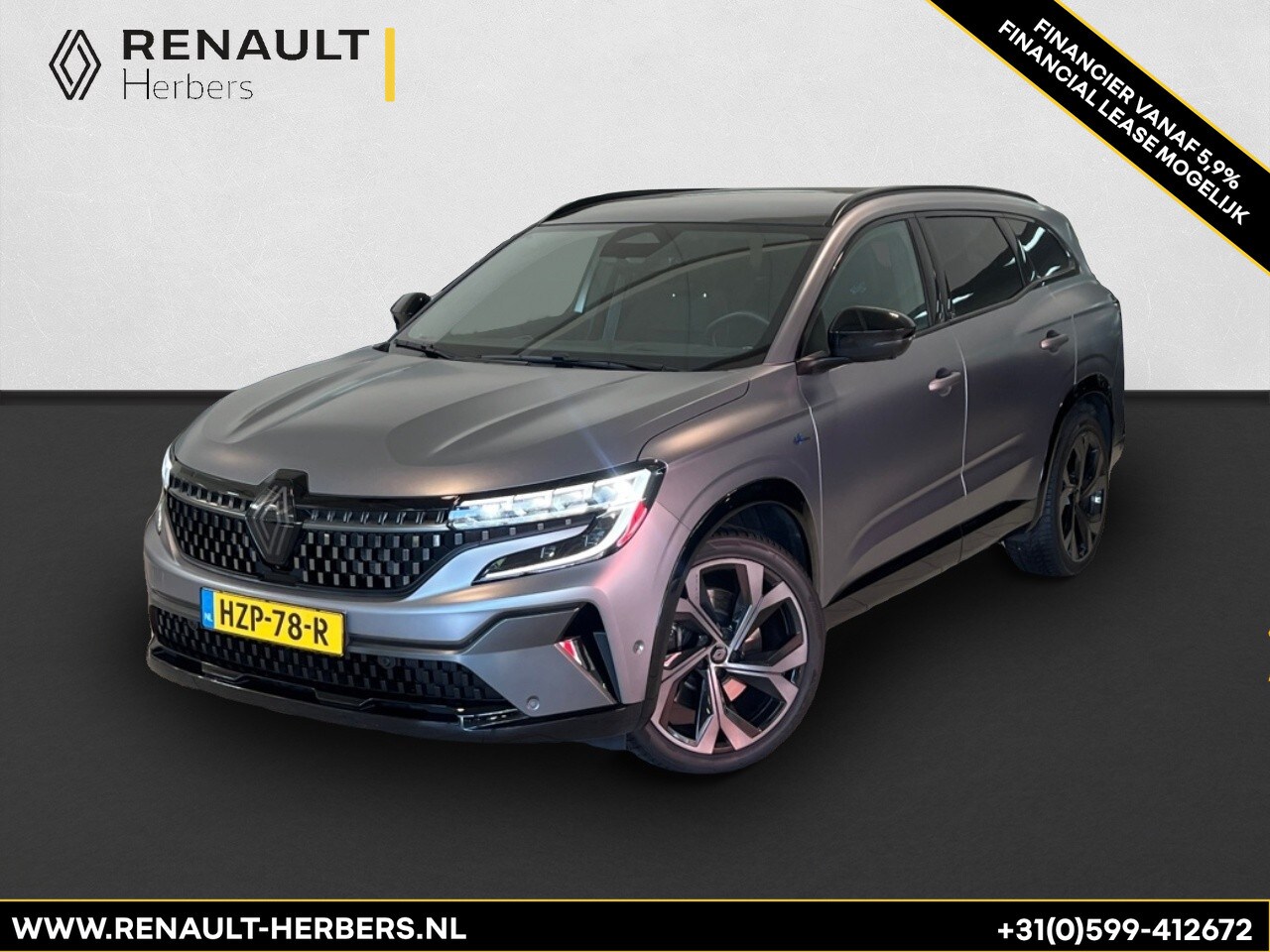 Renault Espace - E-Tech full hybrid 200 esprit Alpine 7p. PANORAMA / ADAPTIVE CRUISE / 4 CONTROL / 7 PERSOO - AutoWereld.nl