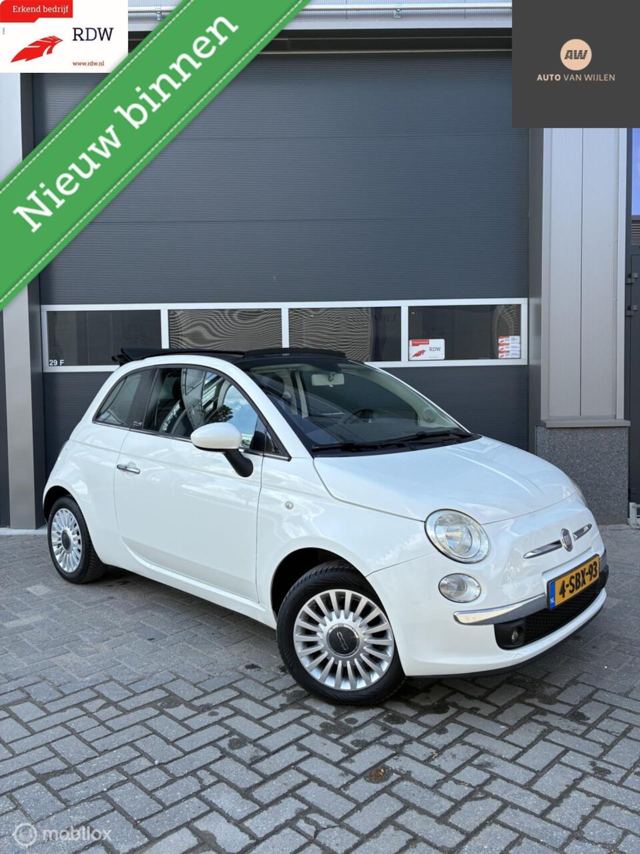 Fiat 500 C - 1.2 LEDER/CABRIO/AIRCO - AutoWereld.nl