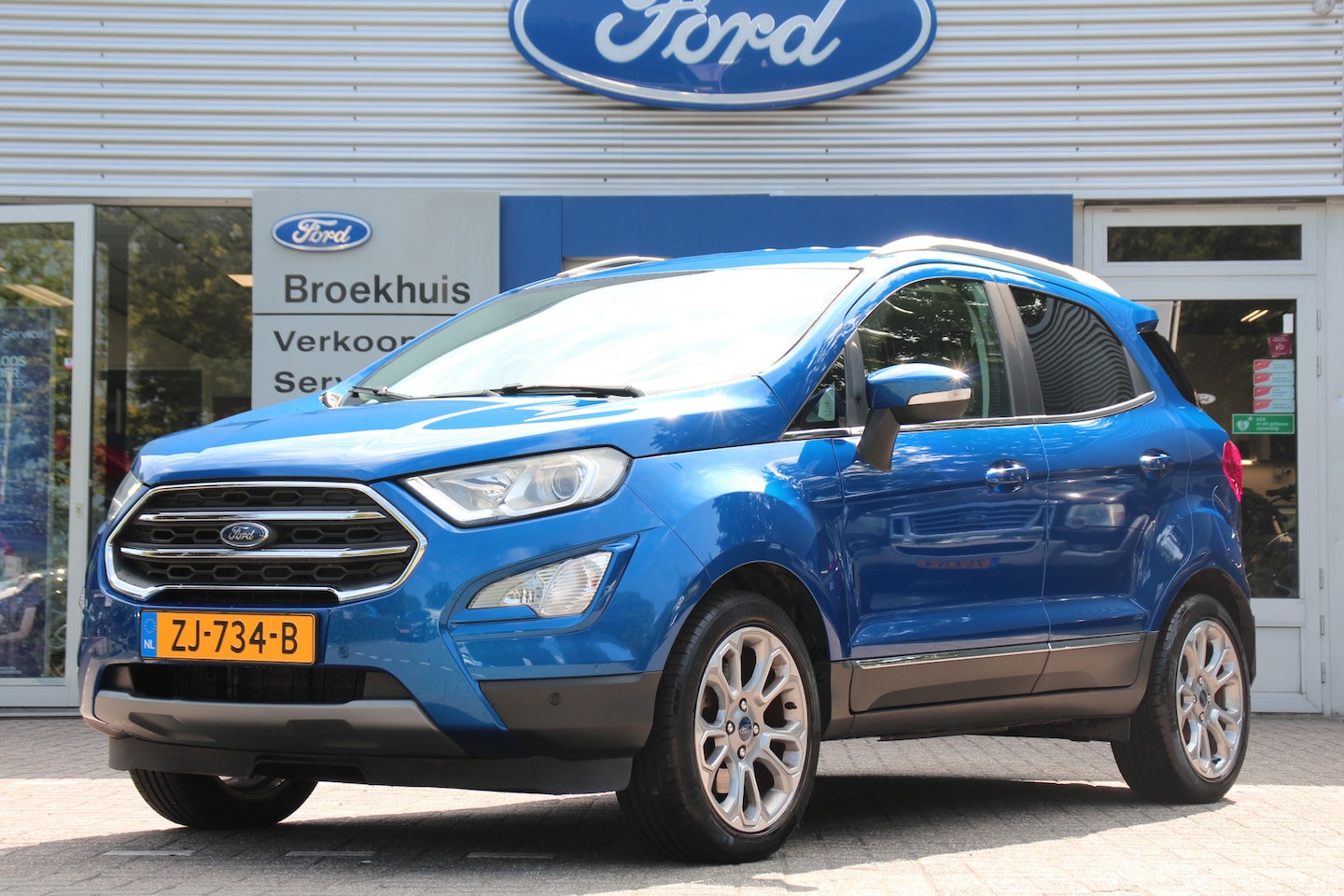 Ford EcoSport - 1.0EB TITANIUM X | NL-AUTO! | DEALER OH! | CAMERA | WINTERPACK | LEDER | B&O | PARK SENS V - AutoWereld.nl