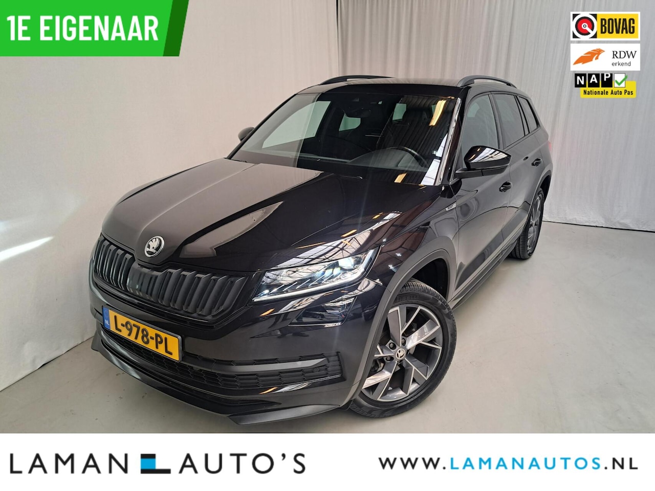 Skoda Kodiaq - 1.5 TSI 150pk DSG Sportline Business Aut. | Virtual Leder/Alcantara CarPlay Canton 19" Tri - AutoWereld.nl