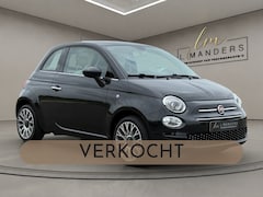 Fiat 500 - 1.2 Lounge 2018 ZWART | Panoramadak | Apple CarPlay | Airco