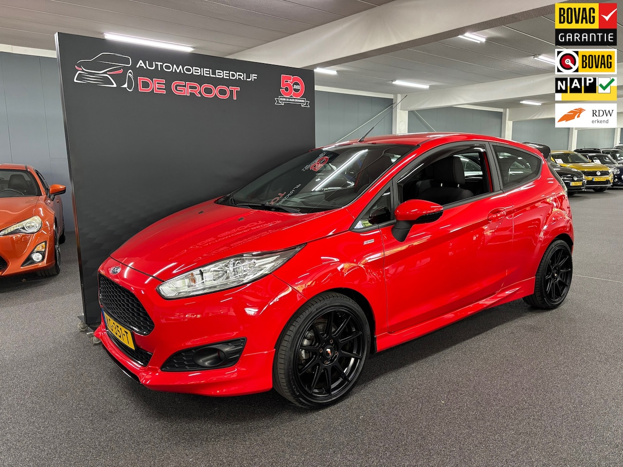 Ford Fiesta - 1.0 EcoBoost ST Line / NL-auto, Cruise control, Navi, Airco, 92kw - AutoWereld.nl