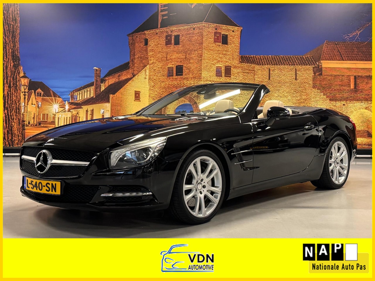Mercedes-Benz SL-klasse Cabrio - 500 Harman/Kardon Panodak Airscarf - AutoWereld.nl