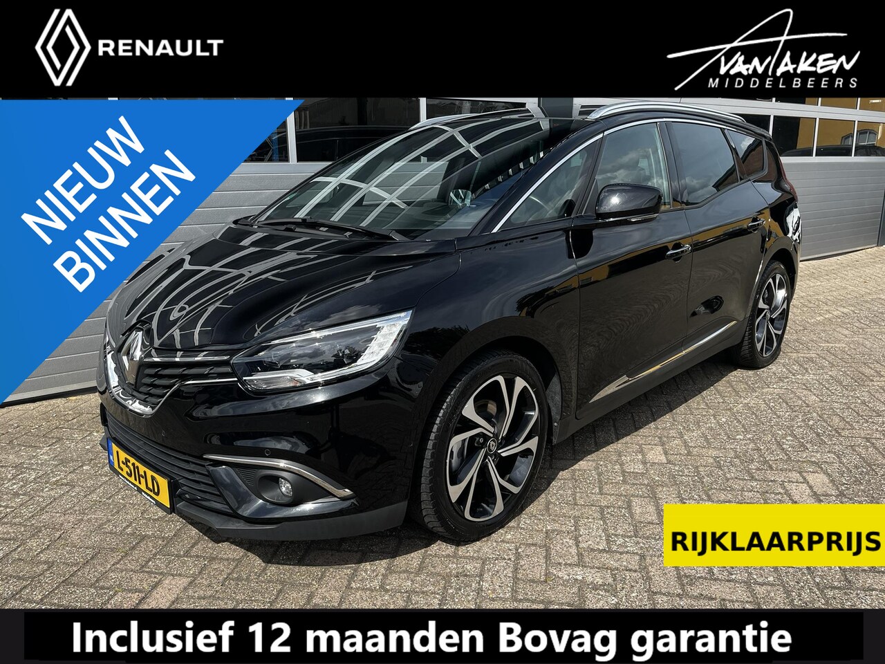 Renault Grand Scénic - 1.3 TCe 140 EDC Black Edition 7p. AUTOMAAT - AutoWereld.nl