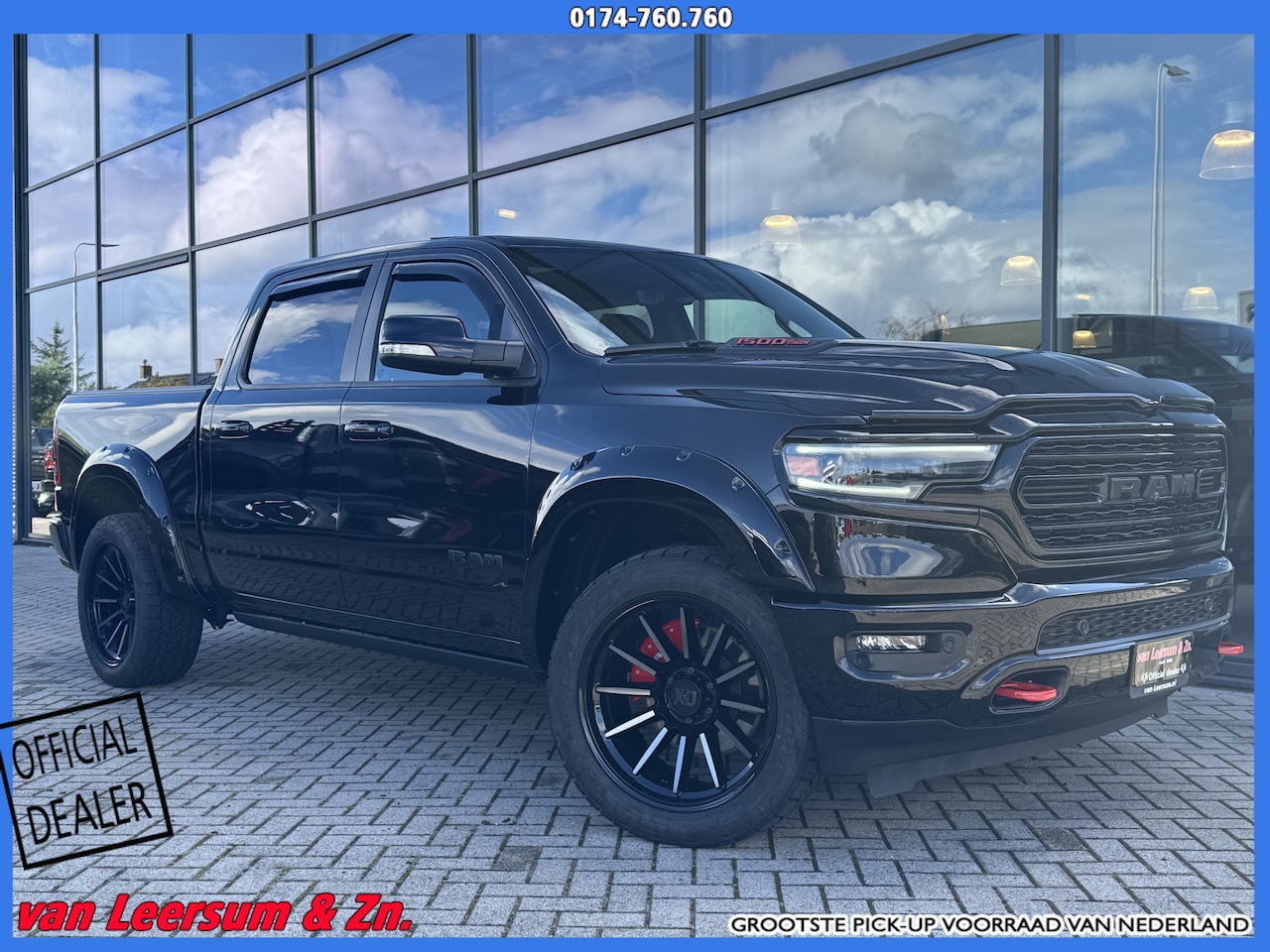 Dodge Ram Pick Up - Limited Night | Pano | H&K | LPG bovenbouw - AutoWereld.nl