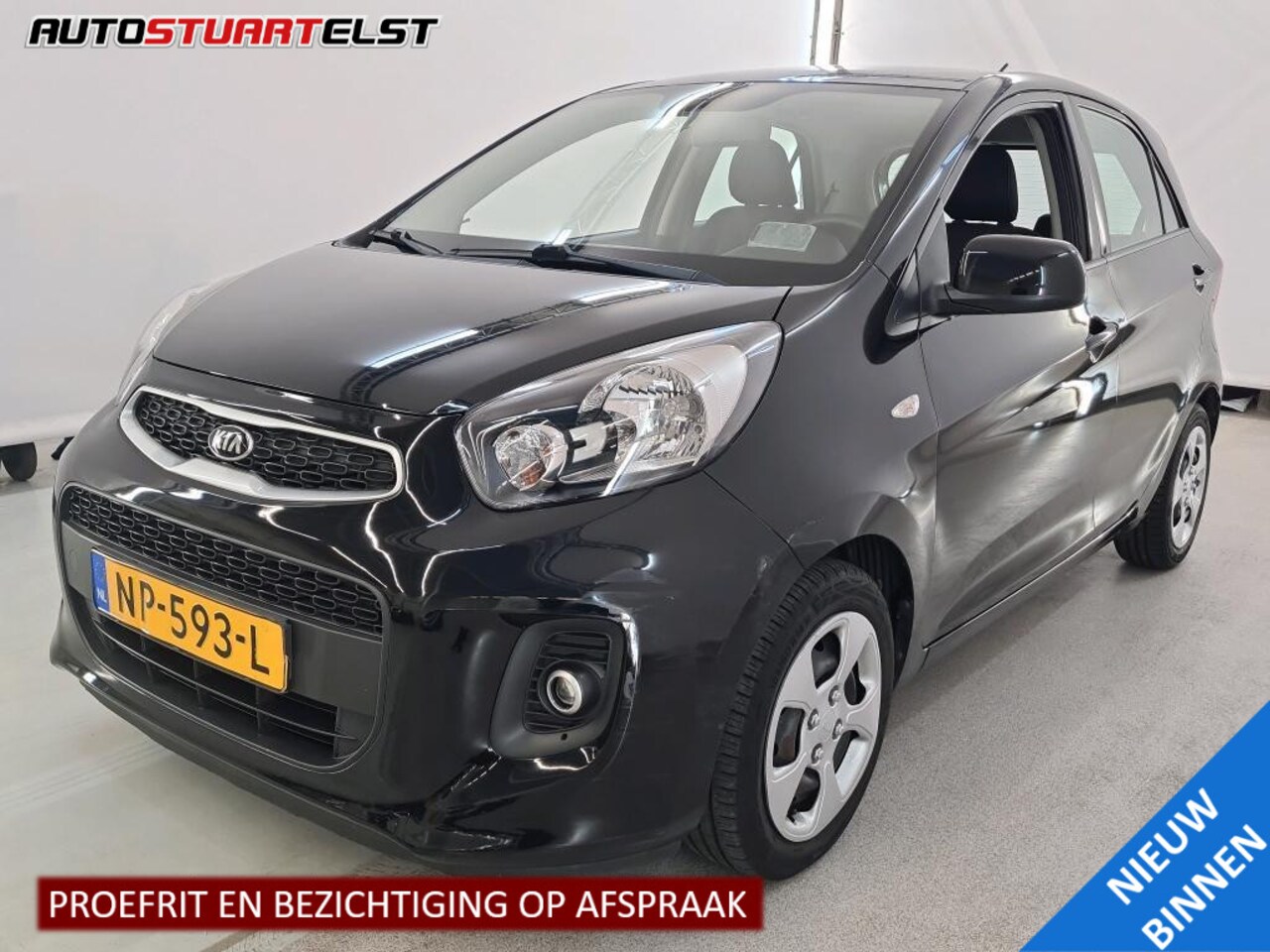 Kia Picanto - 1.0 Economy PlusLine NL-Auto | Volledig Onderh. | BTW | Airco | Start/Stop | Elek Ramen | - AutoWereld.nl