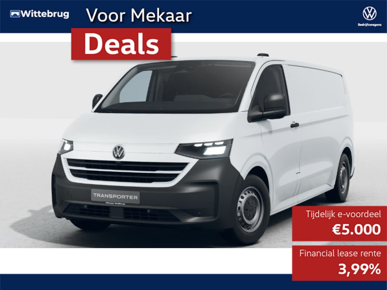 Volkswagen e-Transporter - 34 L2H1 64 kWh 34 L2H1 64 kWh - AutoWereld.nl