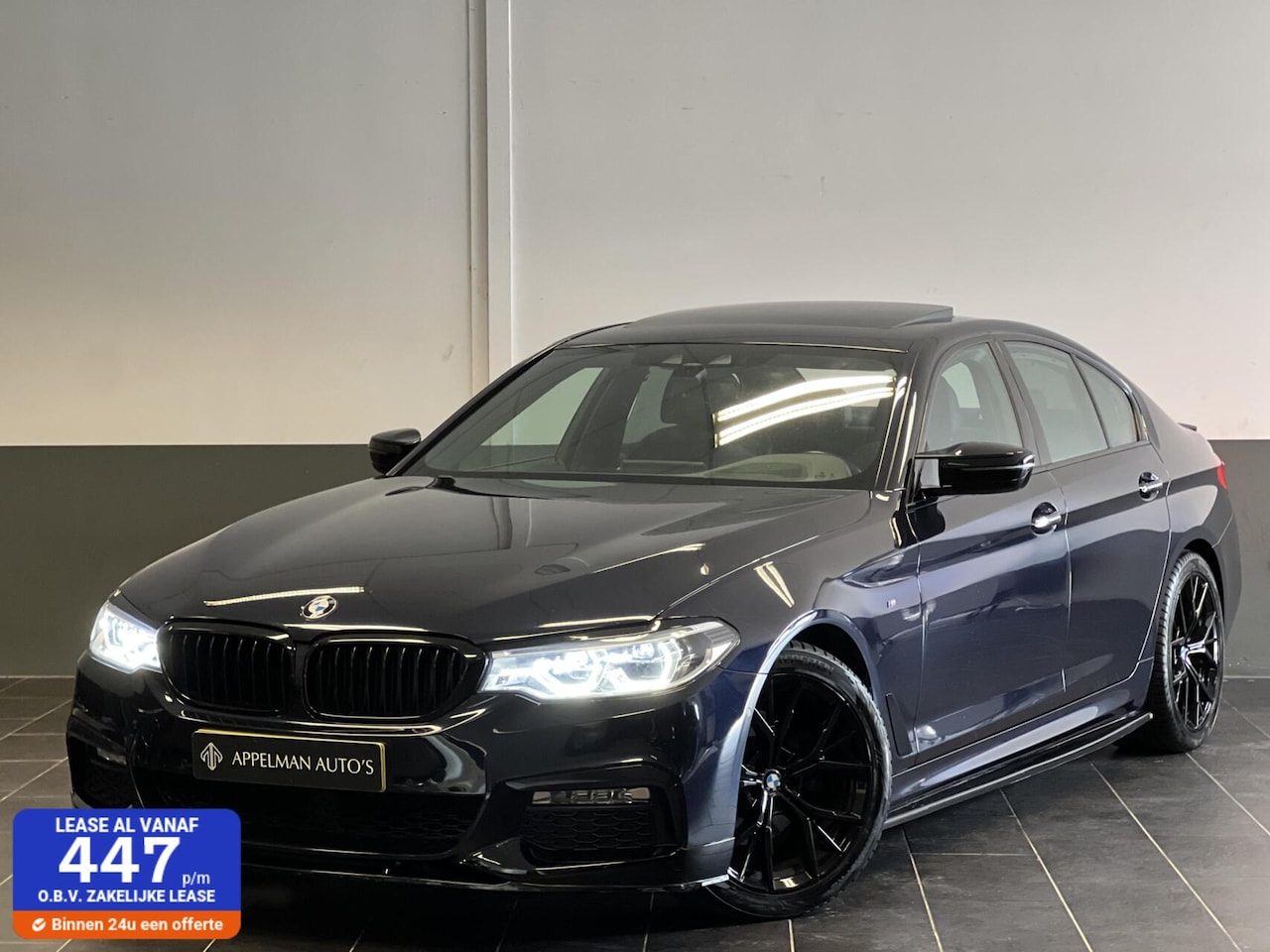 BMW 5-serie - 520i High Executive M-sport | Maxton | Schuifdak | HUD | NAP | - AutoWereld.nl