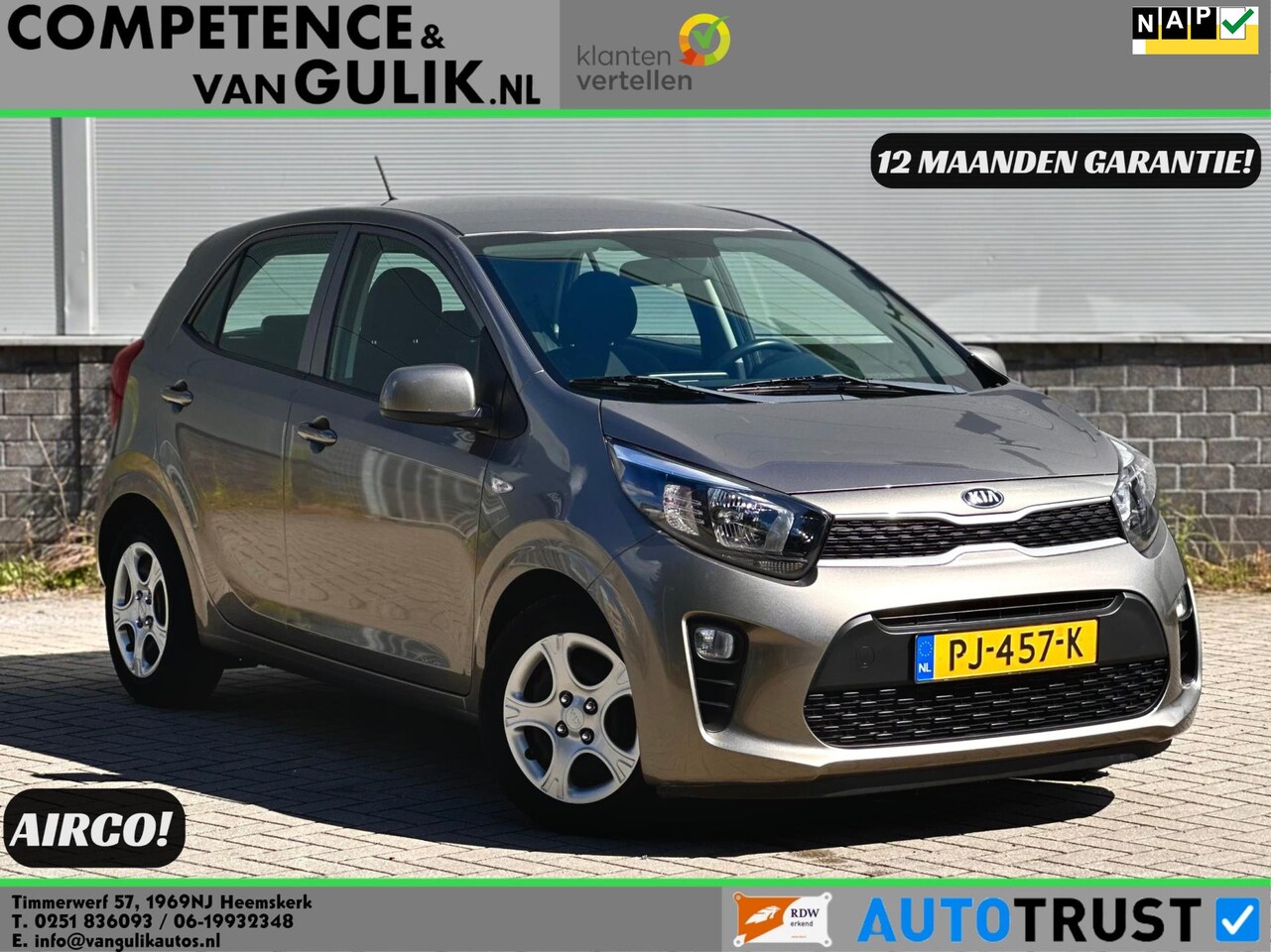 Kia Picanto - 1.0 CVVT EconomyPlusLine | Airco | Bluetooth | Garantie | APK | - AutoWereld.nl