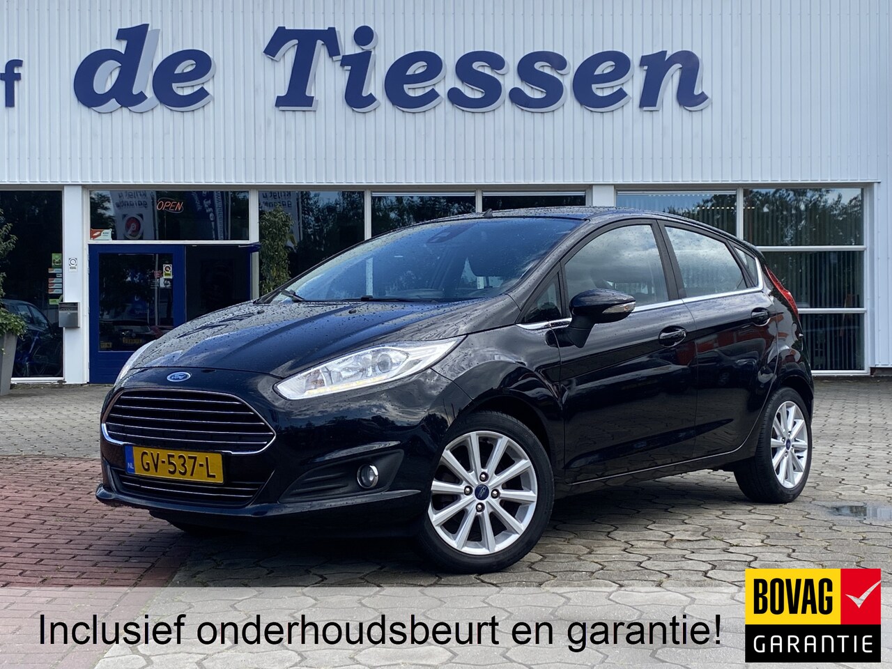 Ford Fiesta - 1.0 EcoBoost Titanium PDC, Navi, Trekhaak, Rijklaar met beurt & garantie! - AutoWereld.nl