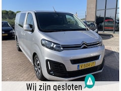 Citroën Jumpy - 2.0 BlueHDI 120 Business XL DC Dubbel Cabine, dubbel schuifdeuren, trekhaak , 1e eig, NAP,