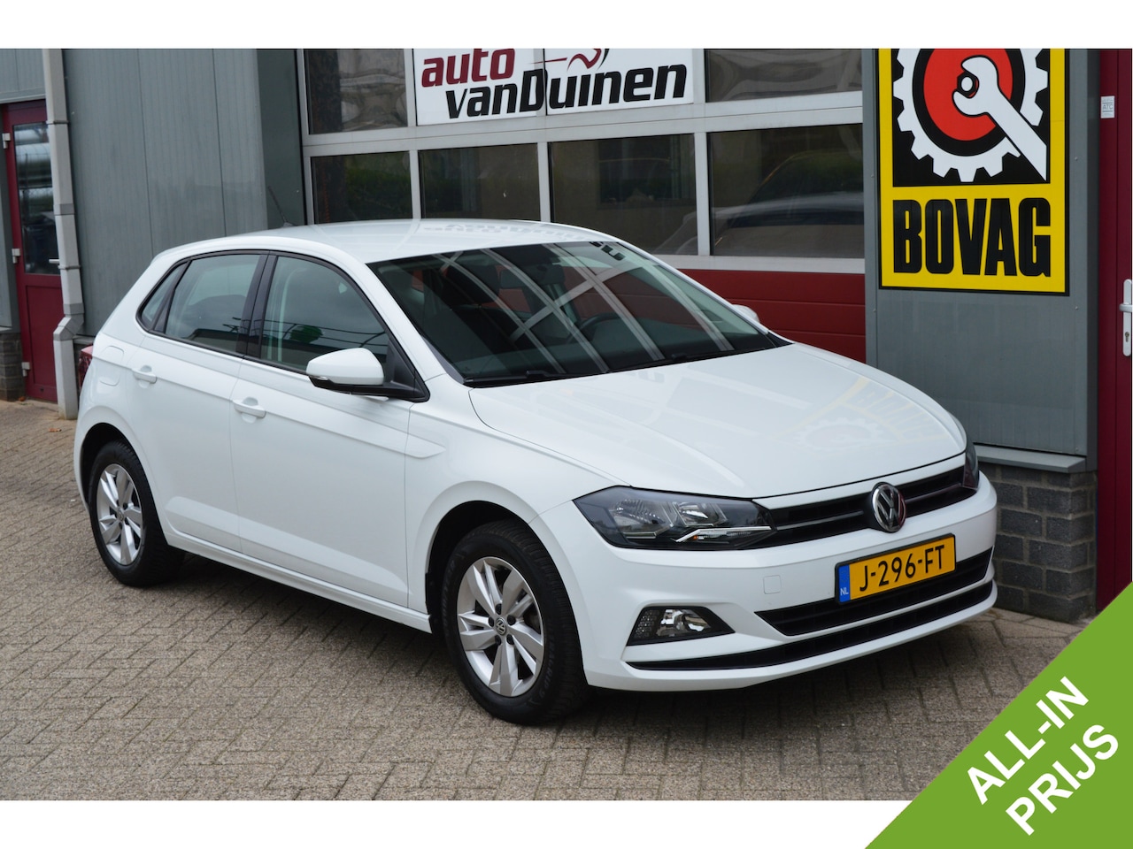 Volkswagen Polo - 1.0 TSI Comfortline O.a: Navi, Adaptive Cruise, Carplay, 15 Inch L.M., Airco, Dab, etc... - AutoWereld.nl