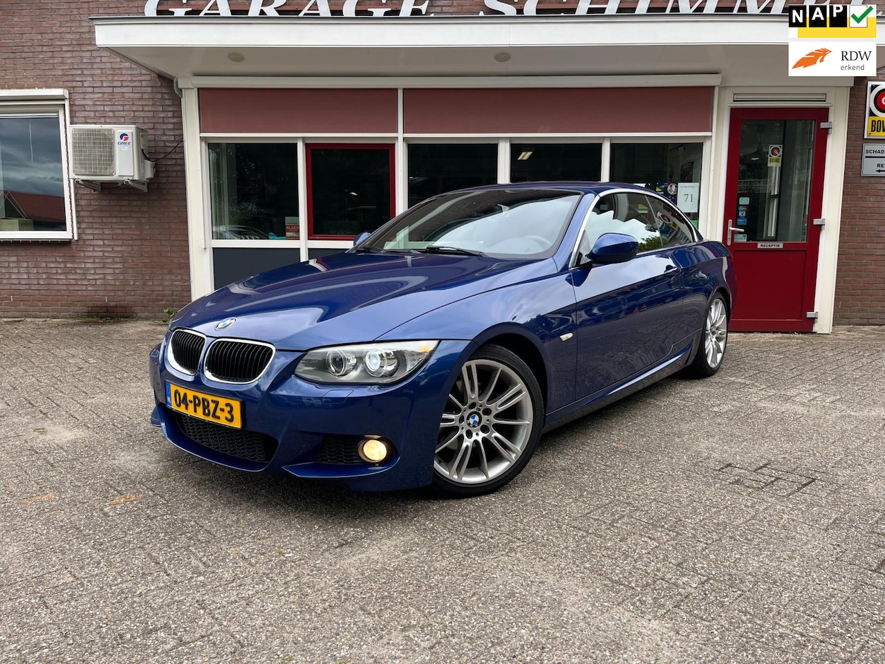 BMW 3-serie Cabrio - 320i High Executive 320i High Executive, Ori. NL, M-Pakket, LM Blue - AutoWereld.nl
