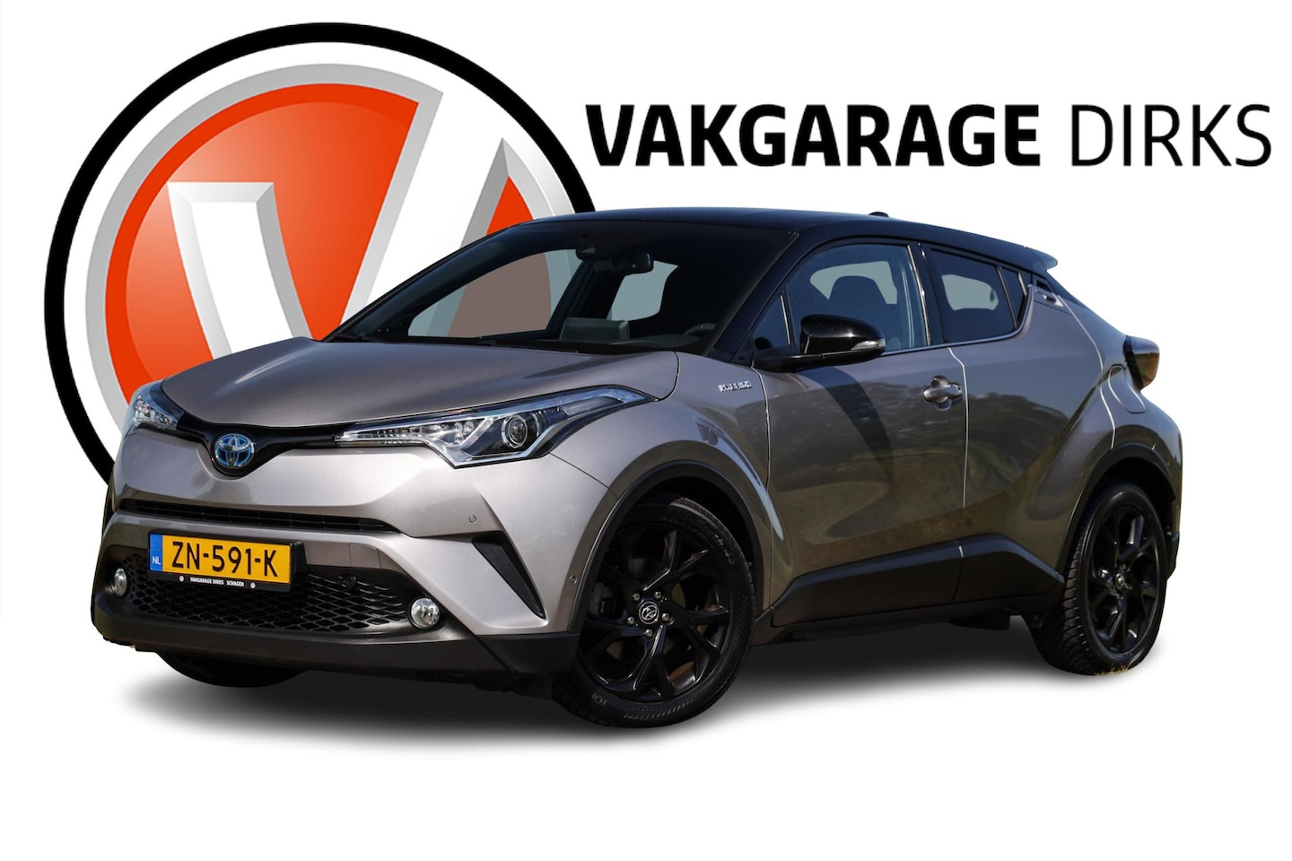 Toyota C-HR - 1.8 Hybrid Bi-Tone ✅ Dodehoek ✅ JBL ✅ Camera - AutoWereld.nl