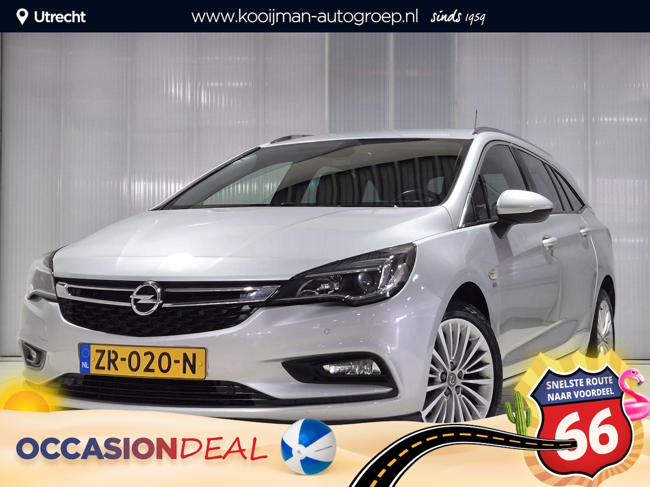 Opel Astra Sports Tourer - 1.4 Turbo 120 Jaar Edition | 17'' LM Velgen | AGR Stoelen | All season banden | Goed onder - AutoWereld.nl