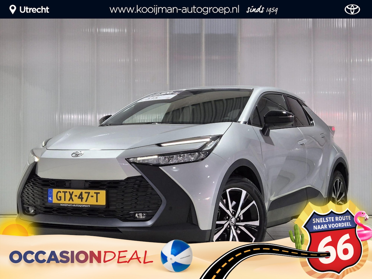 Toyota C-HR - 2.0 PHEV 220 Dynamic I DEMO VOORDEEL I - AutoWereld.nl
