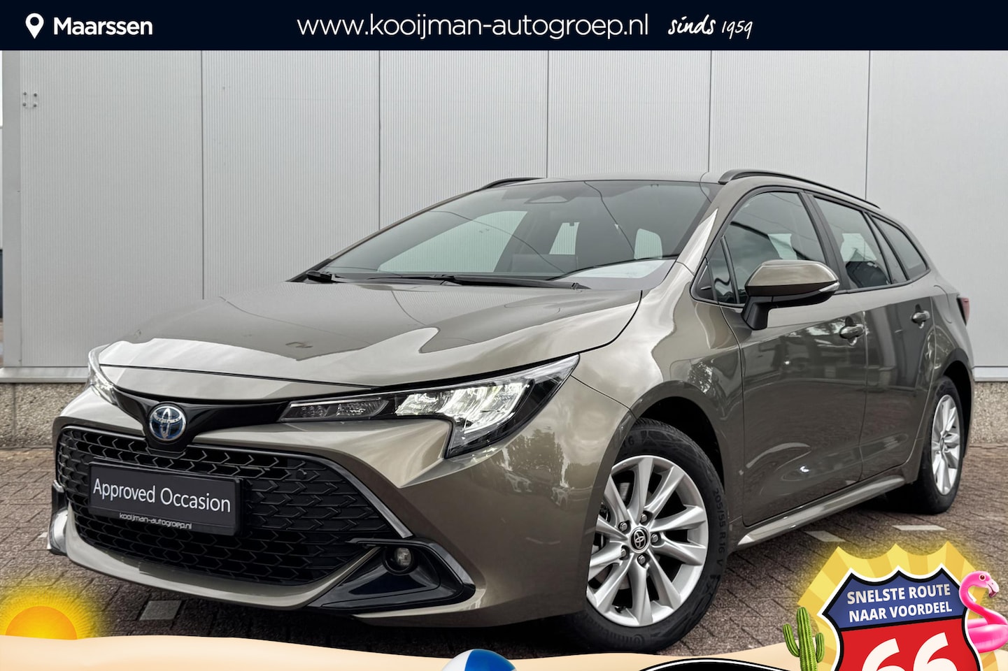 Toyota Corolla Touring Sports - Hybrid 140 Active Navigatie, Achteruitrijcamera, Adaptieve Cruise Control, LMV - AutoWereld.nl