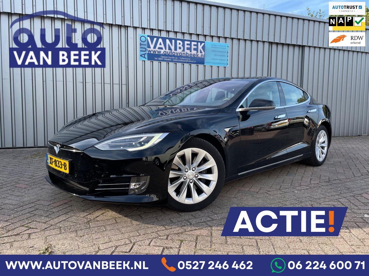 Tesla Model S - 75D Base AWD|vanaf € 387,- p/m - AutoWereld.nl