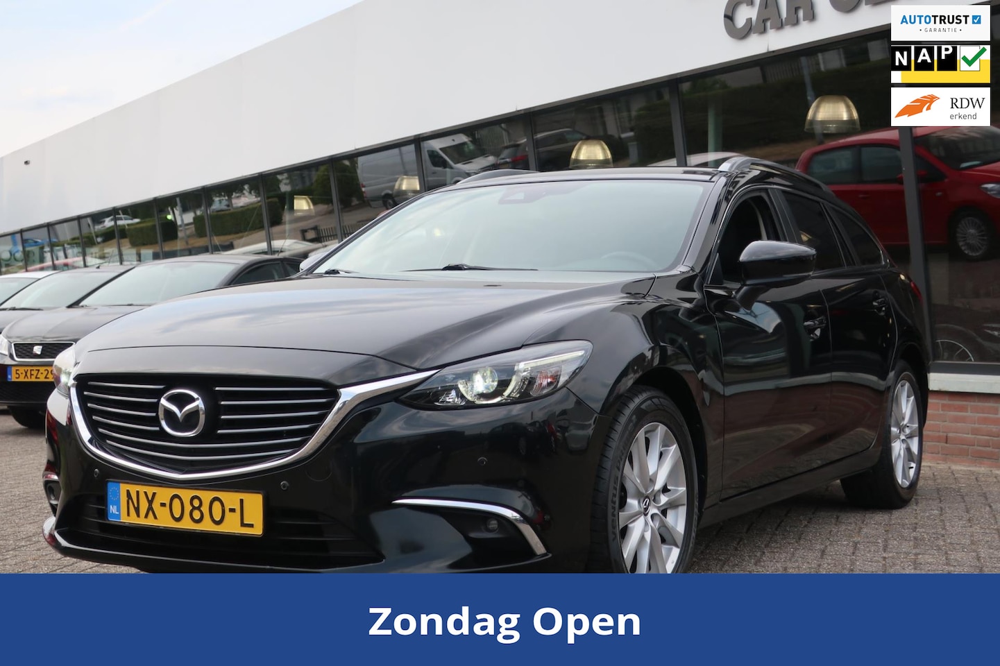 Mazda 6 Sportbreak - 2.0 SkyActiv-G 165 Skylease GT 1e EIG_LED_LEDER_PDC V+A_BOSE. - AutoWereld.nl