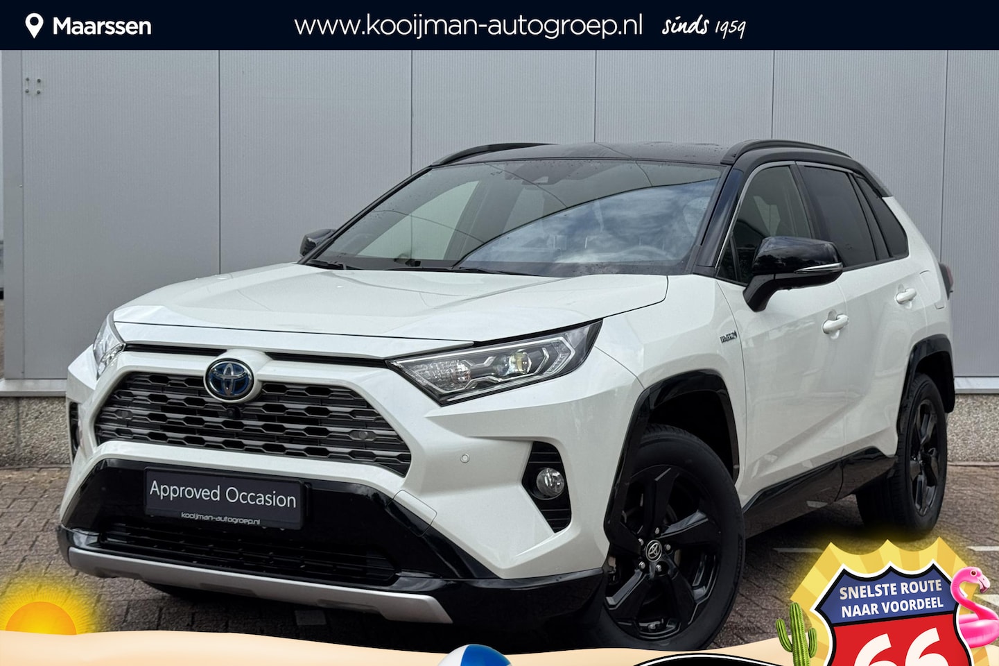 Toyota RAV4 - 2.5 Hybrid AWD Bi-Tone Navigatie, Dodehoekdetectie, 360" Camera, JBL, Stoelverwarming - AutoWereld.nl